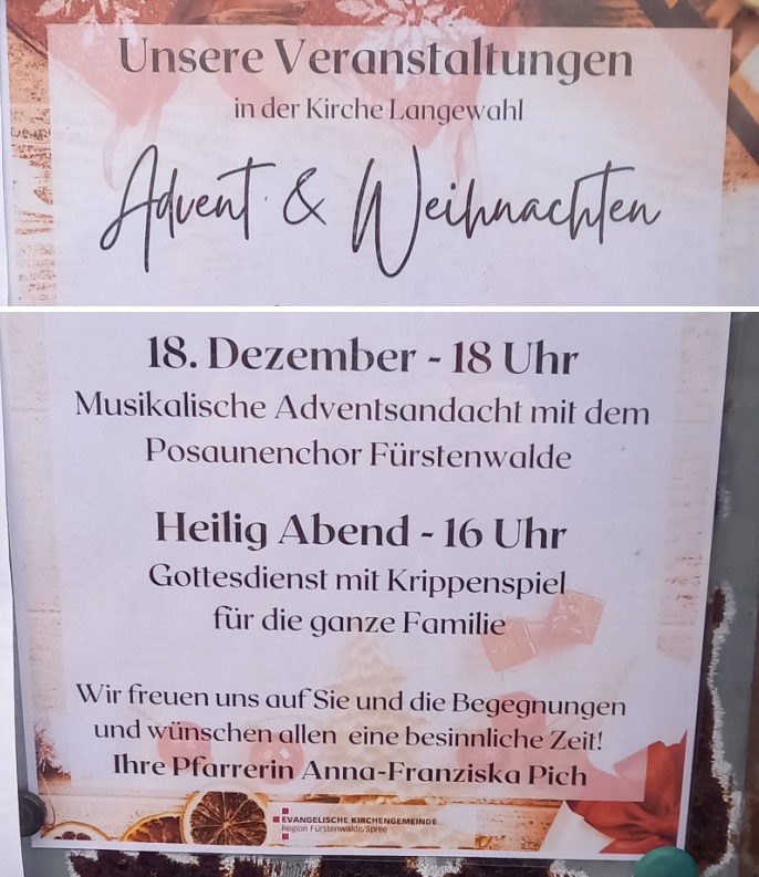 Scan der Einladung