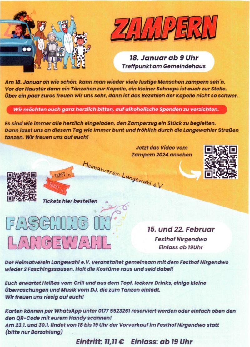 Scan der Einladung